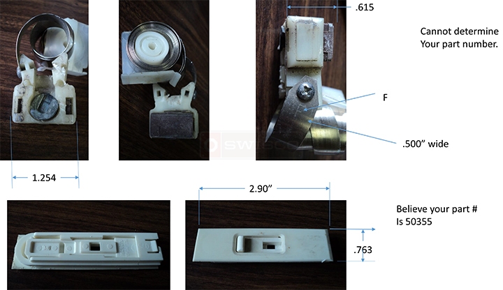 User submitted photos of window hardware.