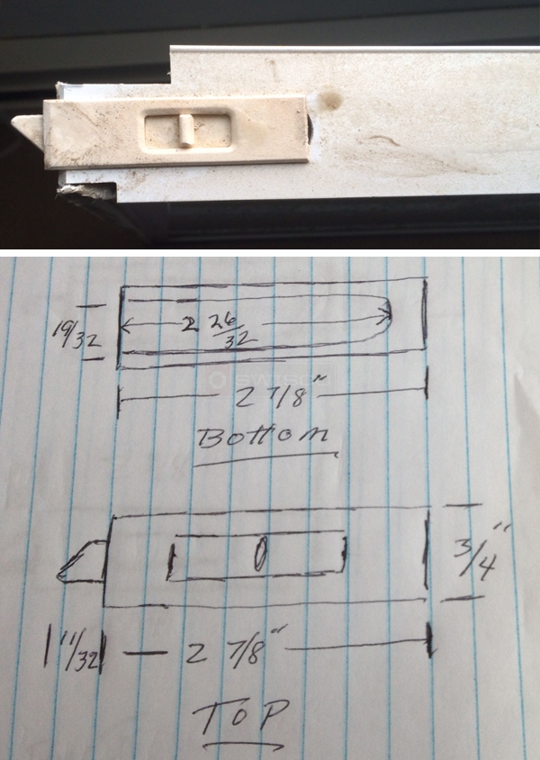 User submitted photos of a tilt latch.