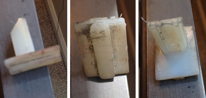 User submitted photos of a top sash guide.