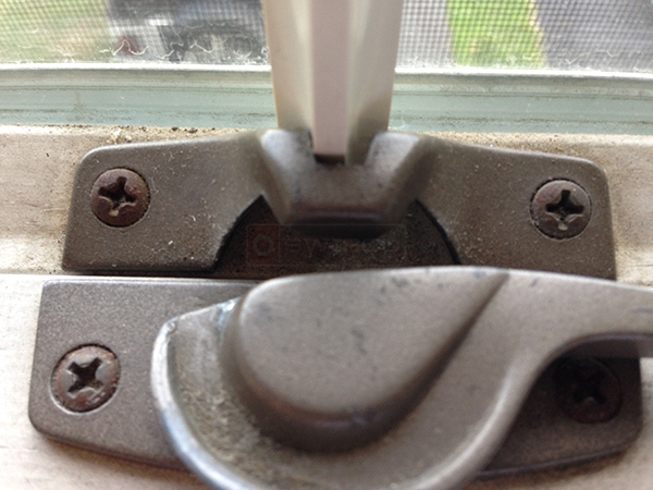 User submitted a photo of a window lock & keeper.