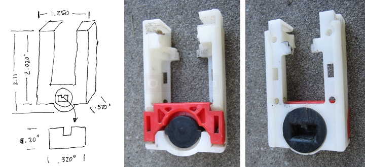 User submitted photos of a pivot shoe.