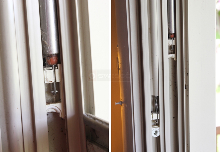 User submitted photos of window hardware.