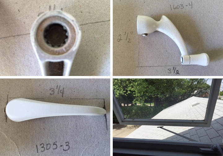 User submitted photos of a window operator handle.