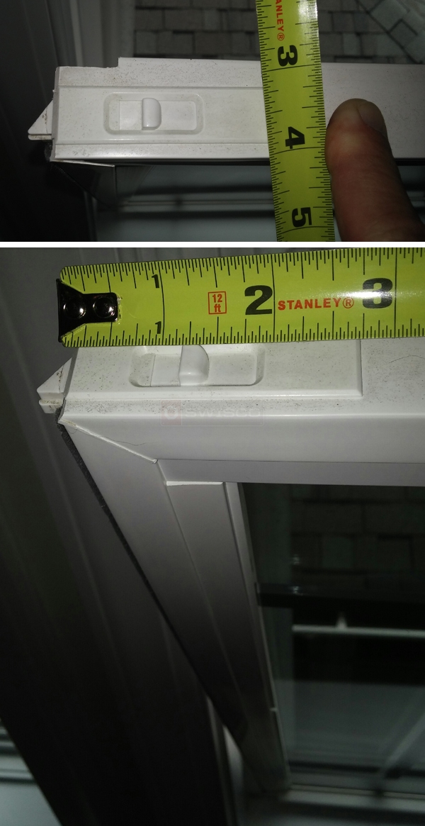 User submitted photos of a tilt latch.