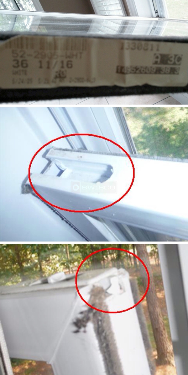 User submitted photos of a tilt latch.