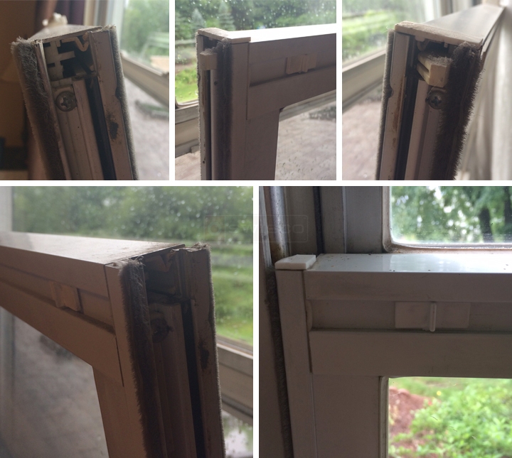 User submitted photos of window hardware.