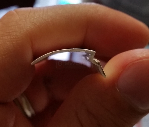 User submitted a photo of snap-in glazing.
