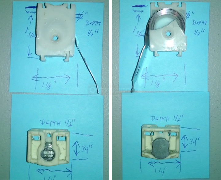 User submitted photos of a coil window balance.