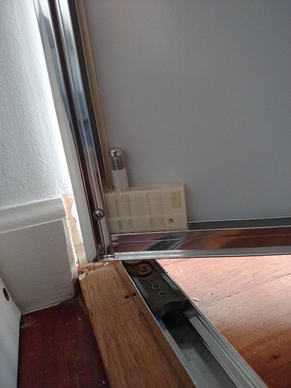 User submitted a photo of bi-fold door hardware.