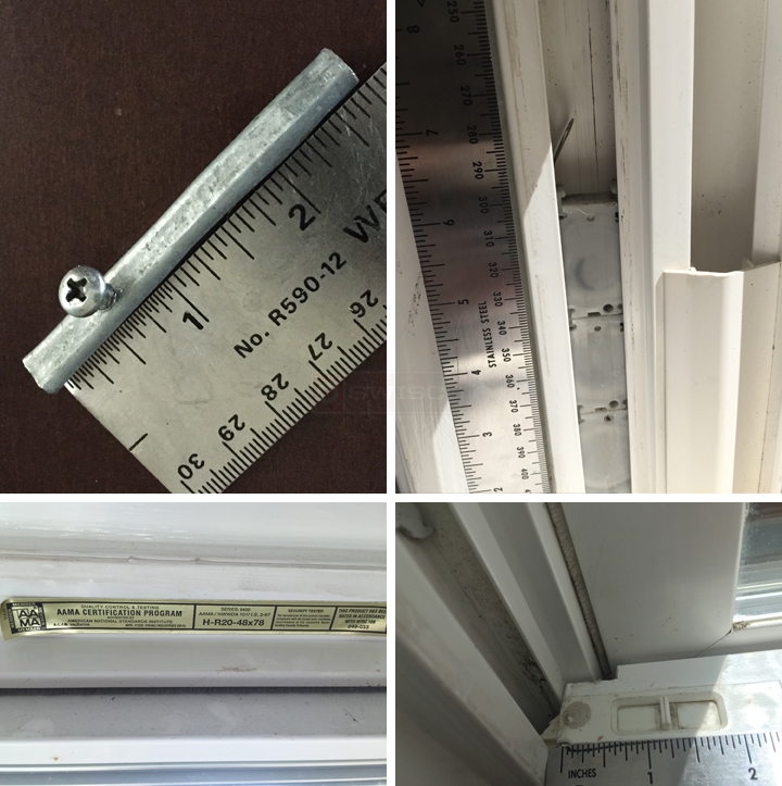 User submitted photos of window hardware.