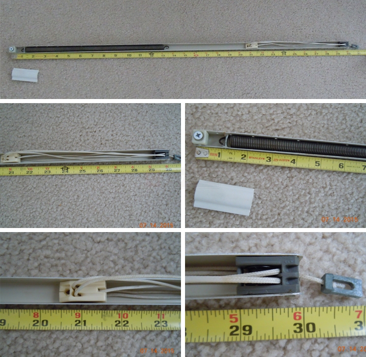User submitted photos of a window balance.
