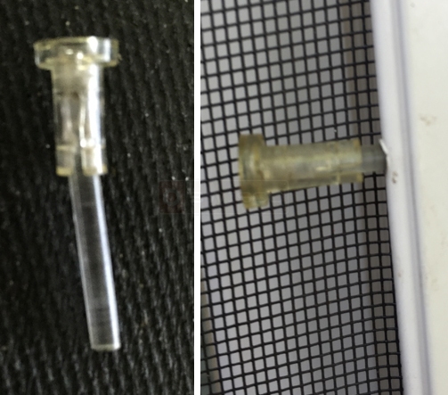 User submitted photo of their window pin.