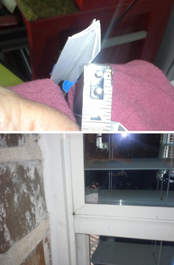 User submitted photos of snap-in glazing.