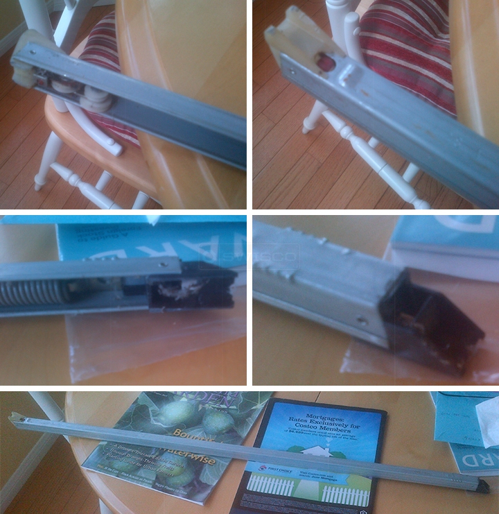 User submitted photos of a window balance.