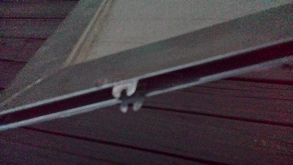 User submitted a photo of screen door hardware.