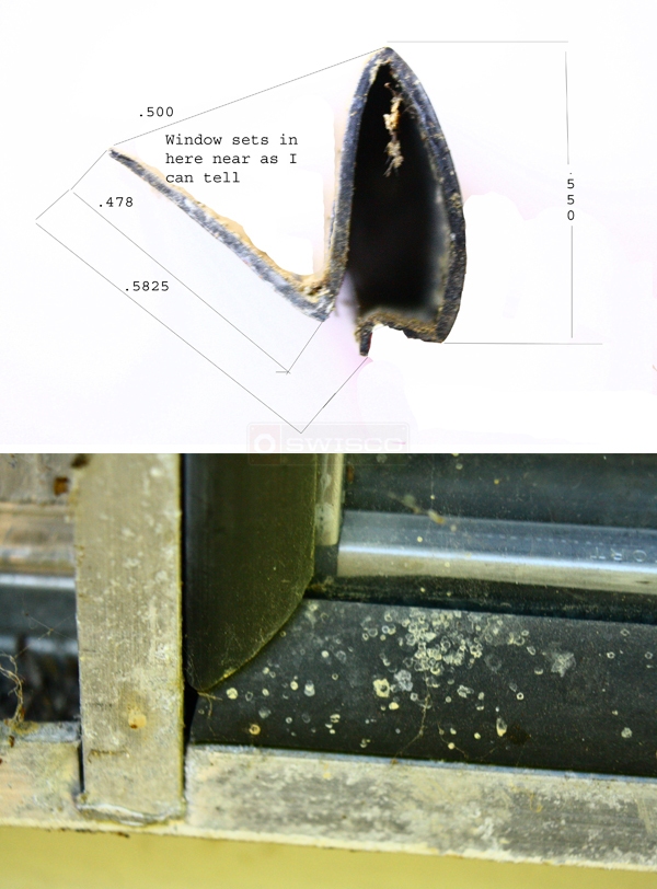 User submitted photos of a glazing bead.