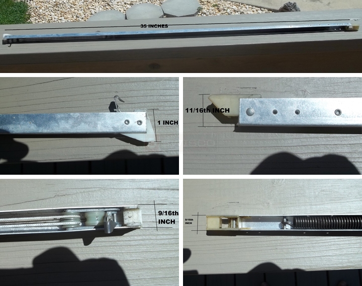 User submitted photos of a window balance.