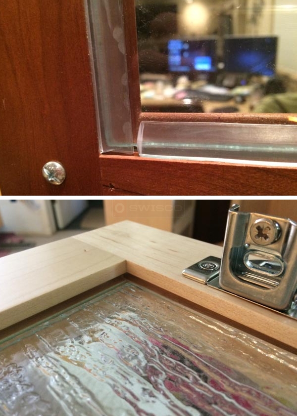 User submitted photos of cabinet hardware.