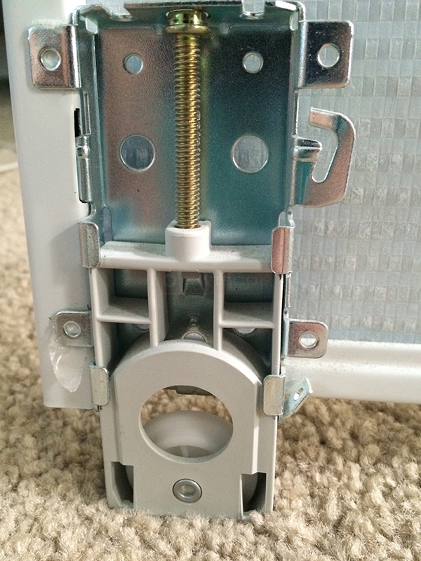 User submitted a photo of closet door hardware.