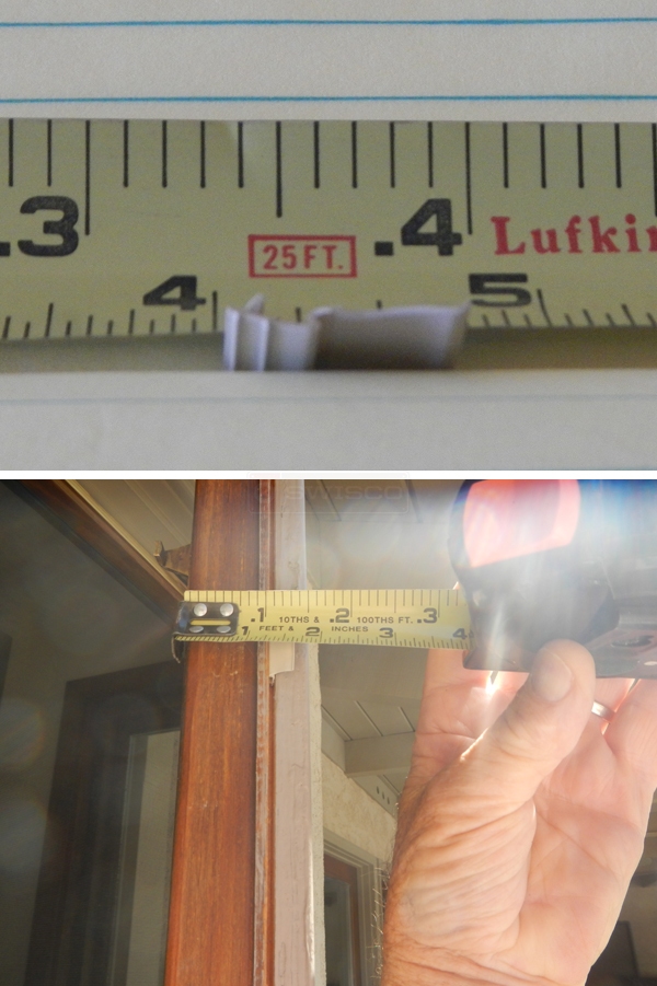 User submitted photos of weatherstripping.