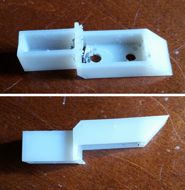 User submitted photos of a top sash guide.