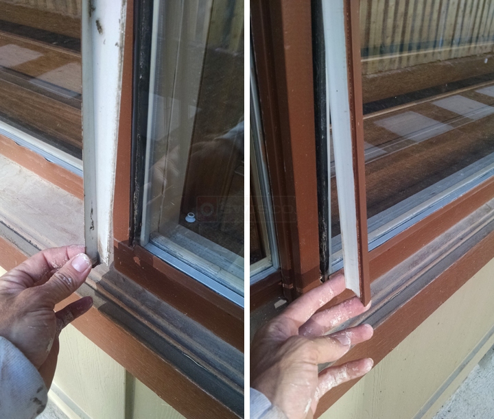 User submitted photos of snap-in glazing.