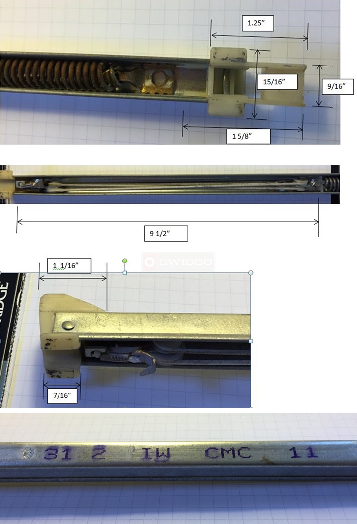 User submitted photos of a window balance.