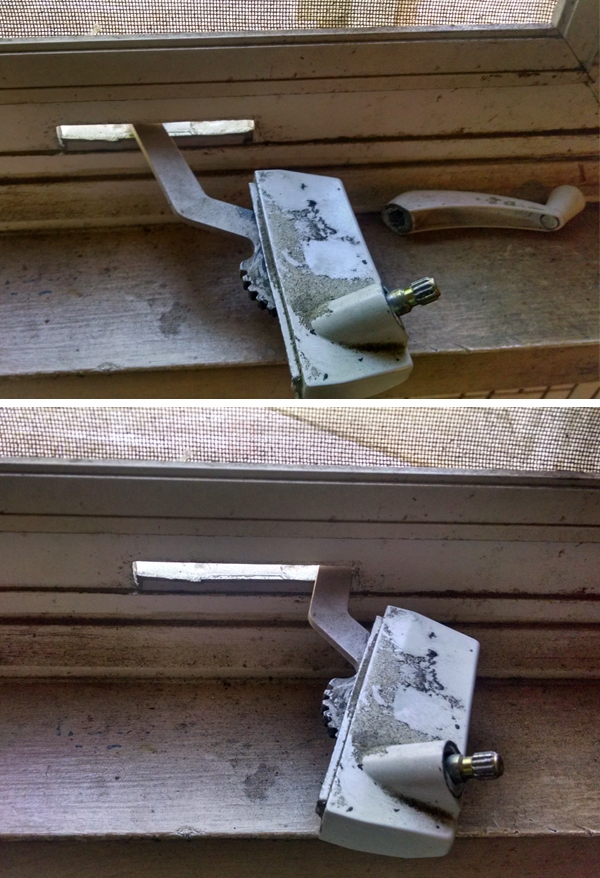 User submitted photos of a window operator.