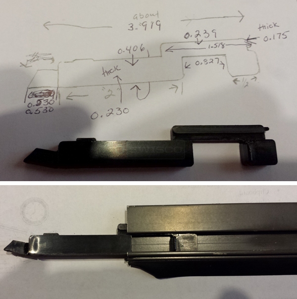 User submitted photos of a screen latch.