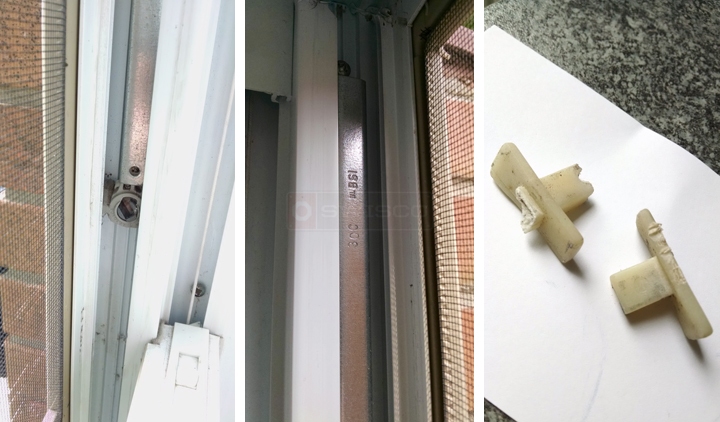 User submitted a photo of window hardware.