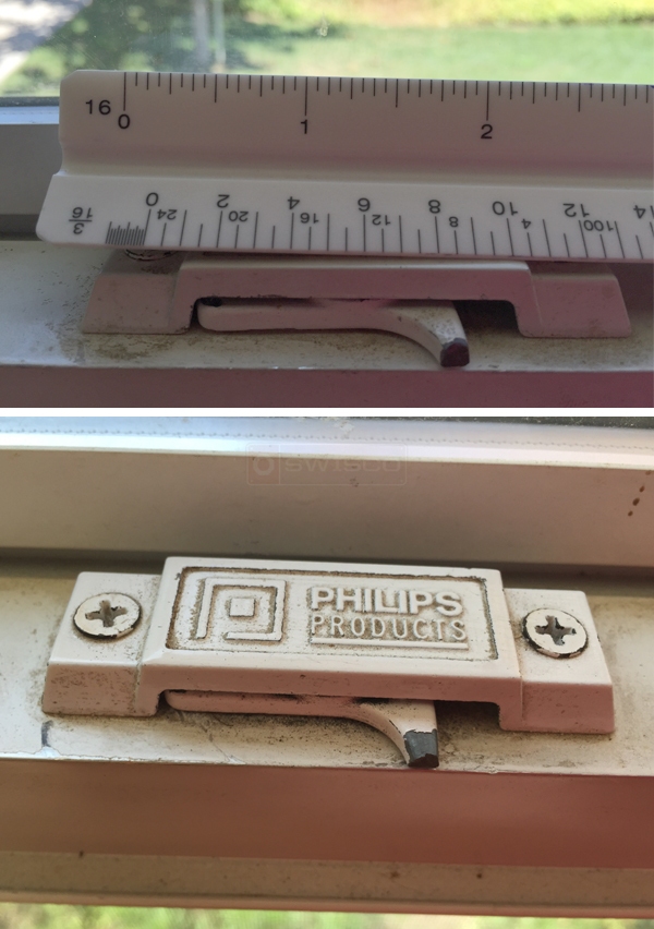 User submitted photos of a window lock.