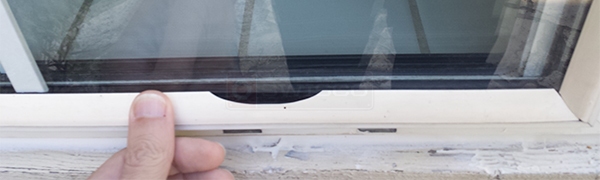 User submitted a photo of snap-in glazing.
