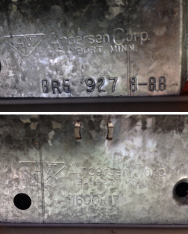 User submitted photos of a window balance.