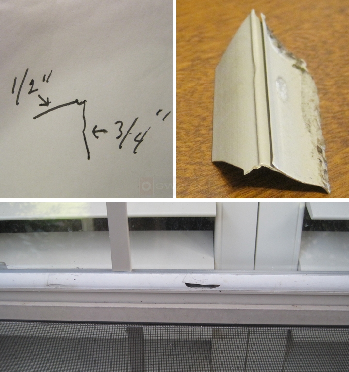 User submitted photos of snap-in glazing.