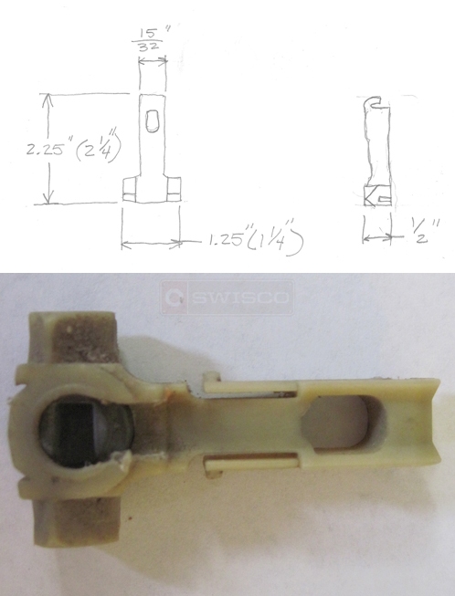 User submitted photo of their window hardware.