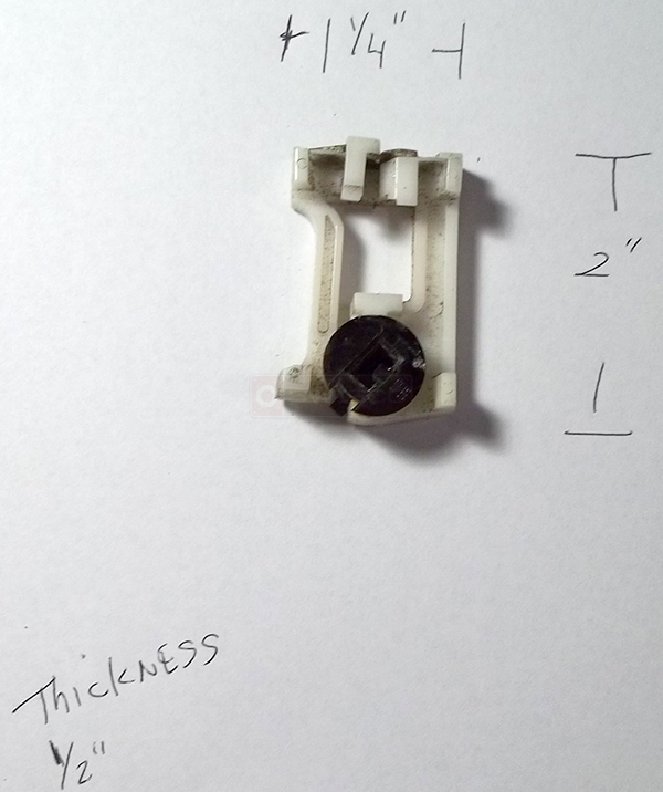 User submitted a photo of a pivot shoe.