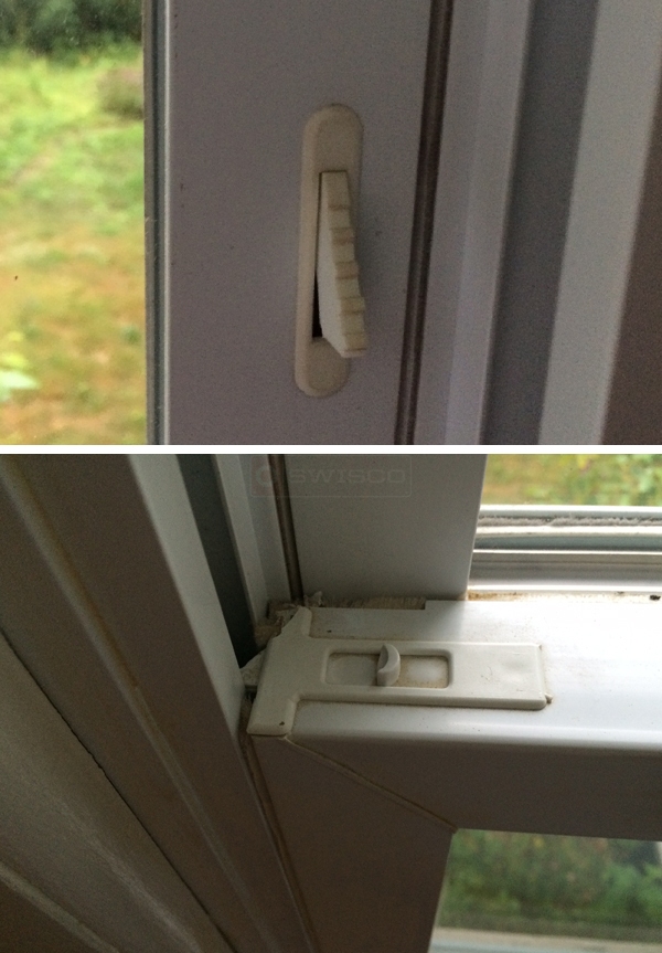 User submitted a photo of window hardware.