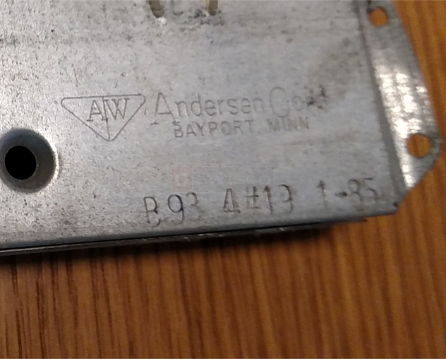 User submitted photo of their window hardware.