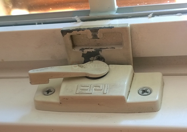 User submitted a photo of a window lock & keeper.