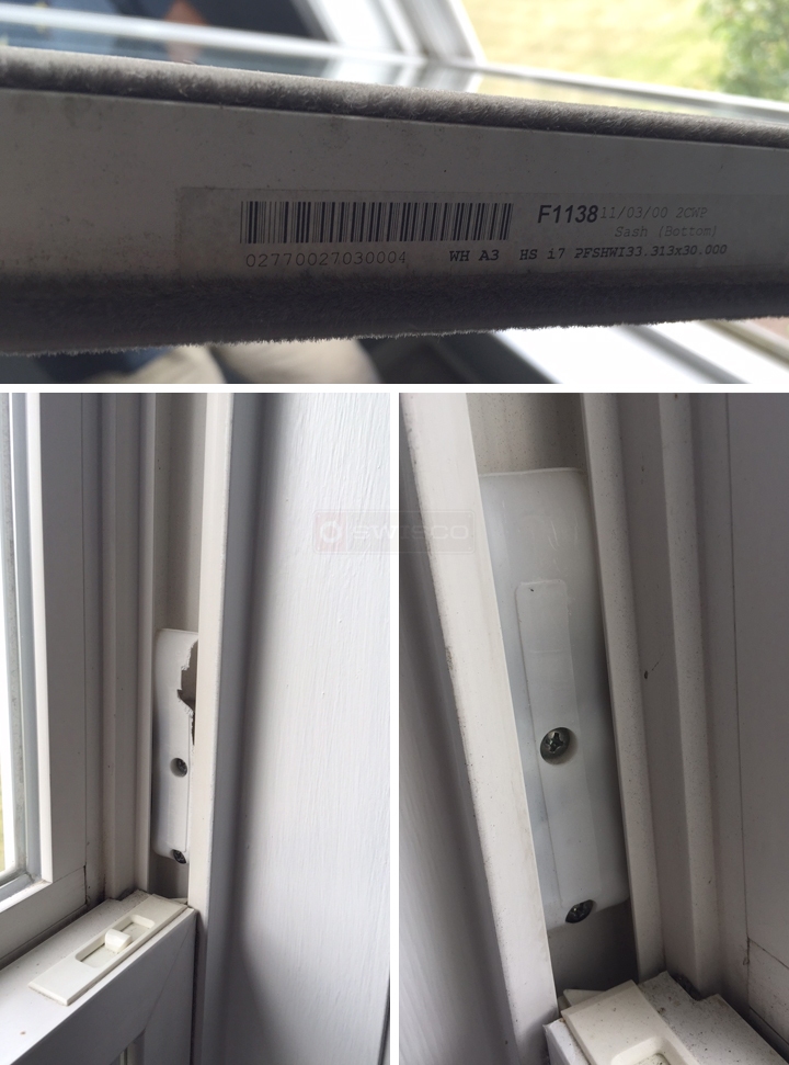 User submitted photos of a window balance.