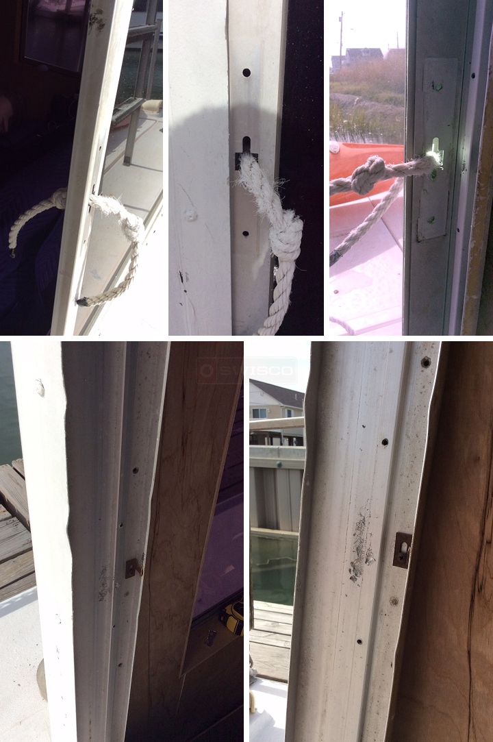 User submitted photos of door hardware.