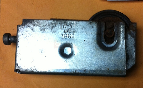 User submitted a photo of a patio door roller.