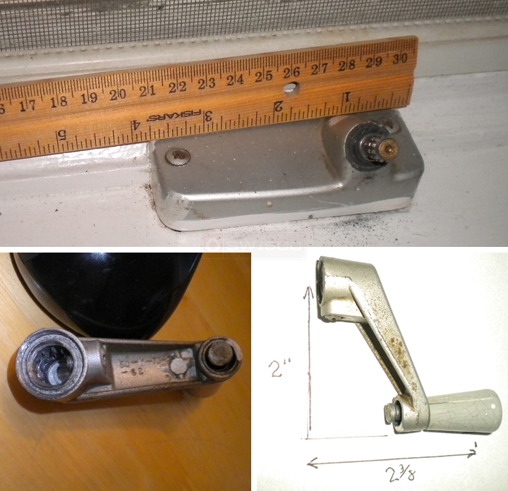 User submitted photos of a window operator.