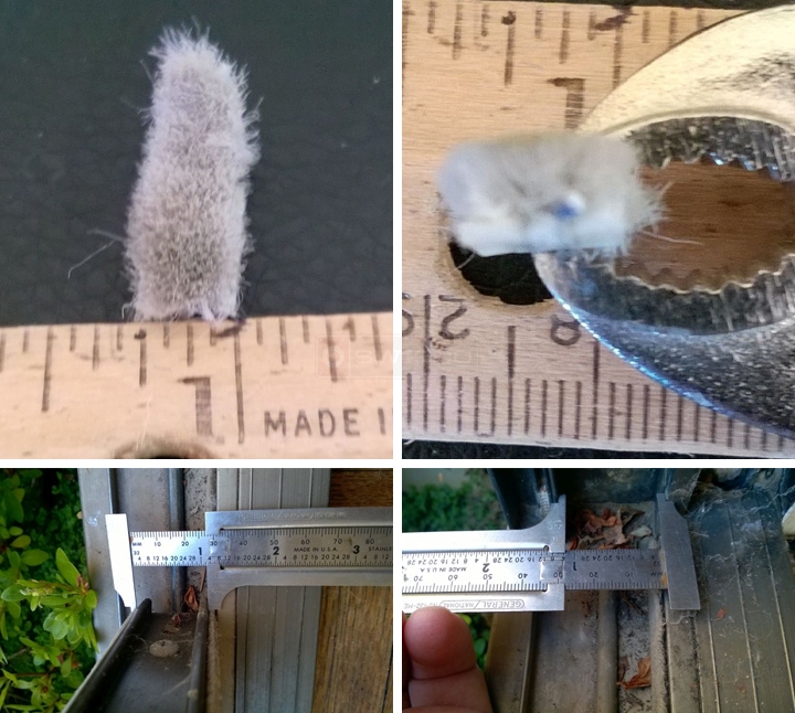 User submitted photos of patio door hardware.