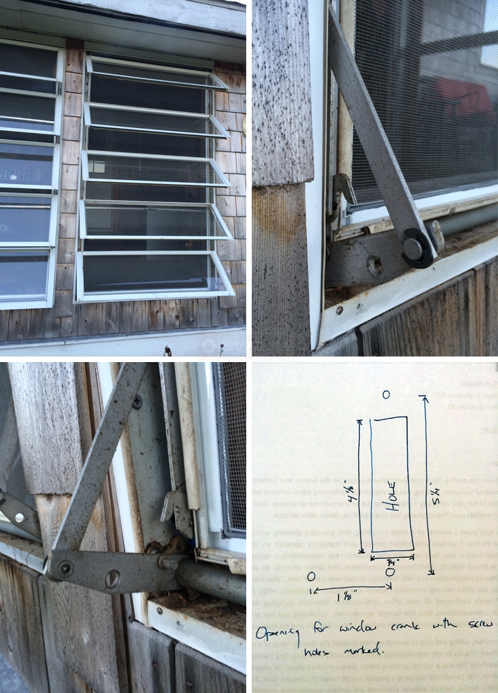 User submitted photos of window hardware.