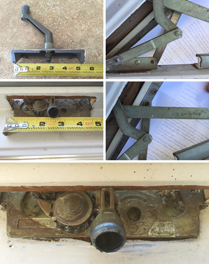 User submitted photos of a window operator.