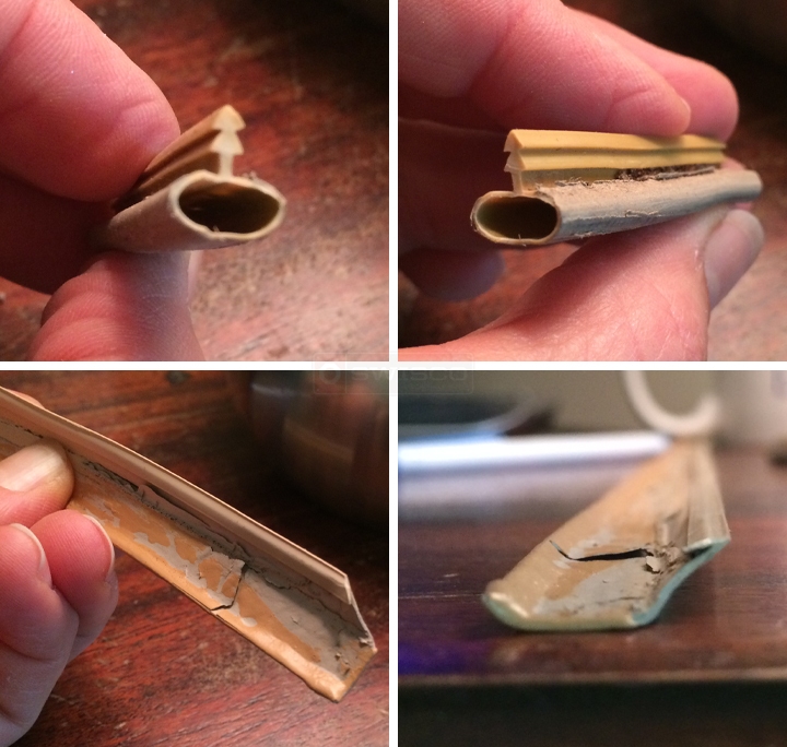 User submitted photos of weatherstripping.