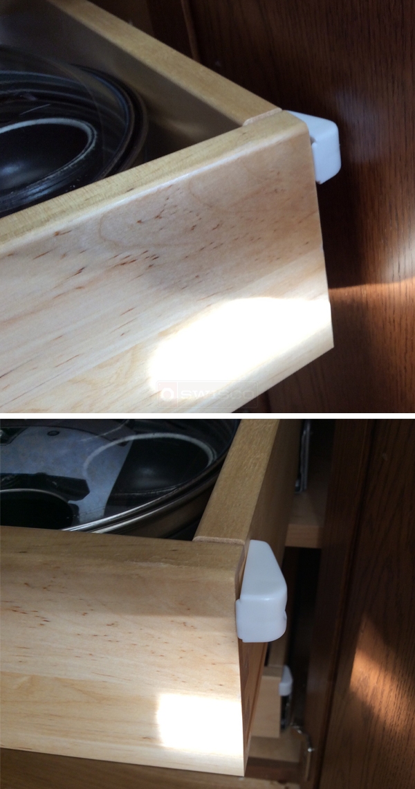 User submitted photos of drawer hardware.