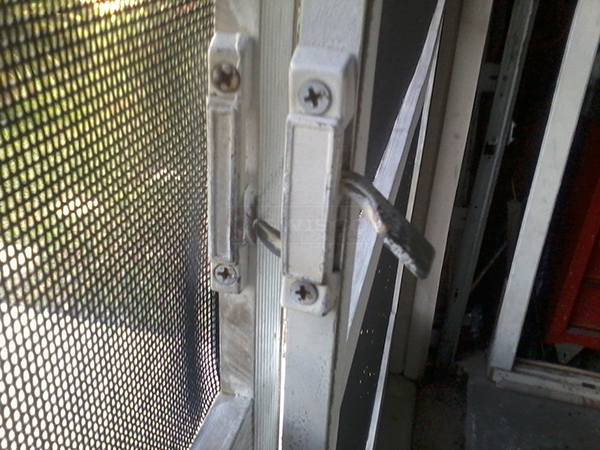 User submitted a photo of a window lock & keeper.