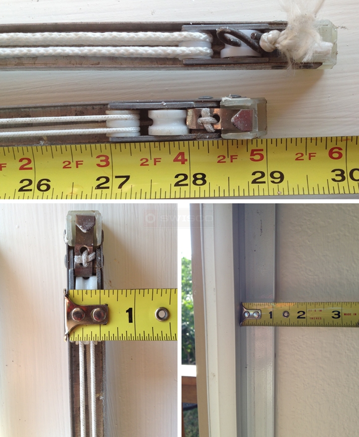 User submitted photos of a window balance.